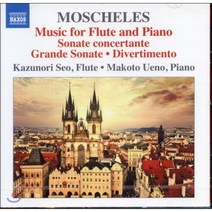[CD] Kazunori Seo 모셸레스: 플루트소나타 소나테 콘체르탄테 디베르티멘토 (Moscheles: Music for Flute & Piano)