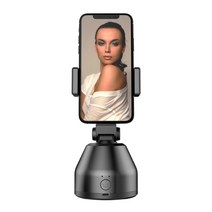 팔로우캠 모션 트래킹 스마트 오토 회전 셀카 스틱 360 ° 자동 얼굴 물체 추적 전화 카메라 홀더 다음 사진 촬영 간단한 조작 129, 협력사, 검은 색