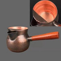 동주전자 구리주전자 옆손잡이 포트 차 보리, 앤티크 여과망 300mL, 50mL 600mL