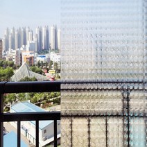 현대시트 무점착 반투명 암막 유리 창문 시트지, 고방유리