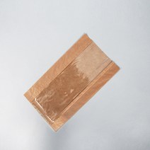 천운패키지 크라프트 창봉투(중) 1묶음(100장) 130xM30xh220, 단품