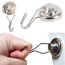 현관마스크걸이 자석고리 자석후크 초강력 회전식 3종 자석마스크걸이, (대-36mm)