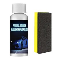 자동차라이트복원제차라이트복원제헤드라이트복원키트 헤드 라이트 클리너 다기능 자동차 복원 유체 연마 용 스폰지와 사용하기 광택, [01] 50ml