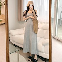 무지 롱 나시원피스/원피스/루즈핏원피스/후드원피스/롱원피스