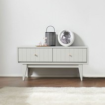 블랑누보 북유럽 원목 티비다이 거실 TV 장식장 서랍장 낮은 거실장 안방 티비장, 연회색(거실장1000)