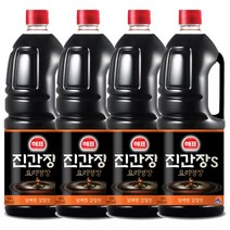 해표 진간장S 1.8L 4개