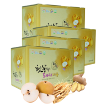 생강을 갈아넣은 무안 황토 도라지배즙 100ml 감칠맛나는 식이섬유 다이어트즙, 200포