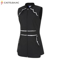 [까스텔바작] (여성)슬림 롱 베스트_BG9SVT501_BK
