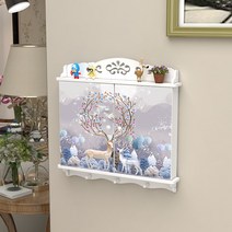 분전함커버 통신함 아파트 단자함 세대 차단기 뚜껑, 폭45X높이34cm내경두께5cm 밝은노란색