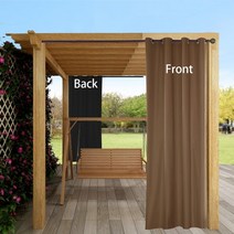 100%암막커튼 방음커튼 누보데코 호텔식 암막 핀형 커튼 방수 햇빛 정전 파티오 현관 덮여 테라스 전망대 독 비치 하우스