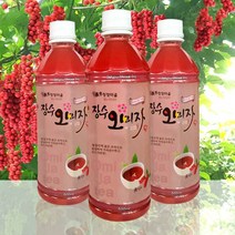 장수 오미자차 음료 500ml*15병, 500ml, 15개