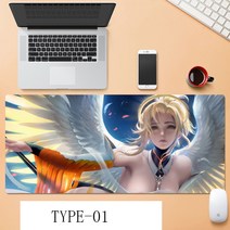 블리자드 오버워치 게이밍 마우스 장패드 노트북 매트 컬렉션, 900*400*3, TYPE-27