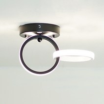 LED 트와이스 20W 직부등 현관조명 베란다조명, DS 블랙