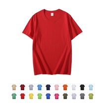 25 칼라 면 남녀공용 레이어드 데일리 무지 반팔티 티셔츠 S-XXXXL