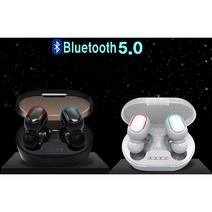 귀르가즘 블루투스5.0 듀얼이어폰 귀가 편한 이어폰, 2)2021리얼터치V5.1크림화이트