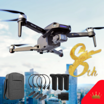 [평생AS/무료배송][정품/증정] 8K 촬영용 드론 3축 짐벌+중계기10KM 비행거리+360도 레이저 자동 회피+36Min 비행시간+SD 카드 지원, 아니요 장애물 회피, 3개 배터리(선물:배터리*1+SD 카드*1)