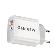 질화물 갈륨 GaN QC3.0 PD3.0 고속충전 어댑터 65W 맥북 노트북 아이폰 13 미 화웨이 삼성 호환 S22 용 범, 04 EU Plug