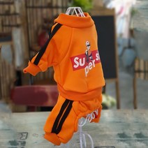 [무료배송]강아지옷 슈퍼스타 기모 츄리닝 컬러 4종, 슈퍼스타 기모 츄리닝-핑크