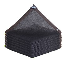 다겹보온커튼 블랙 HDPE 자외선 차단 차양 그물 전망대 쉼터 야외 페골라 캐노피 태양 커버 농업 온실 12 핀, [01] colour1, [19] 2mX1m