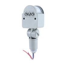12V 모션 센서 220V 110V PIR 운동 탐지기 자동 적외선 벽 마운트 타이머 야외 LED 유도 장치 빛 스위치, 01 다크 그레이