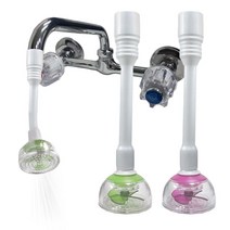 가정용 주방 씽크대 수도꼭지 분사 절수기 스네이크, 그린, 1개