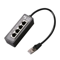 커플러 rj45 스플리터 케이블 어댑터 이더넷 1 male to 23 female 포트 lan 네트워크 커넥터 와이어 이더넷 rj45 케이블 어댑터 커넥터, 보여진 바와 같이