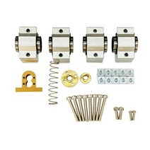 CNC 3018 Pro X 축 업그레이드 키트 정장 CNC 라우터 3018 Pro 광학 샤프트 직경 10mm T8 리드 스크류 4mm, 한개옵션0