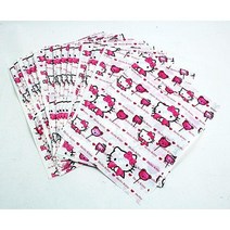 4호.30x40cm/키티.1봉/50장 의류비닐봉투 OPP비닐 포장지제작 비닐쇼핑백, 1