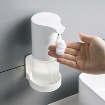 비접촉식 자동 센서 비누 디펜서 폼 USB 충전 스마트 적외선 센서 액체 비누 디펜서 손 소독제, 없음, 4.350ml with stand