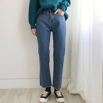 인디우드 데일리룩 보이핏 데님 팬츠