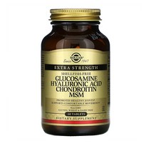솔가 글루코사민 히알루론산 콘드로이친 MSM 60정 3개, 1200mg