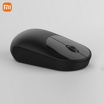 블루투스마우스 무소음무선마우스 무선마우스 원래 Xiaomi Mi 무선 마우스 USB 연결 1200 인치 당 점 2.4GH, 01 Black, 한개옵션1
