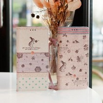 바보사랑 갤럭시노트4 (N910) Ventosa Sewing 수제 지갑 다이어리 케이스.아이콘팜