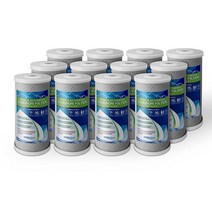 Big CTO 탄소 블록 정수 필터 11.4 x 25.4cm4.5 10인치 전체 가정용 카트리지 CBC 시리즈 WFHDC8001 EP 및 EPM 시리즈와 잘 어울림 4팩 USA 미, 12