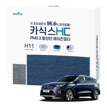 카식스 활성탄 에어컨필터(헤파 H11)-니로.더뉴니로, HC-017