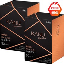 카누 시그니처 미니 미디엄 로스트 50T X 2개, 상세 설명 참조