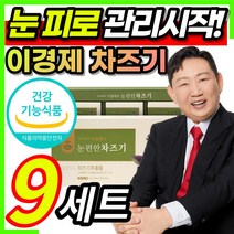 100% 국내산 식약처 인증 이경제 이경재 눈 편안 피로 개선 관리 건강 도움 영양제 차즈기 루테올린배당체 함유 열수 추출 초 소형 간편섭취 홈쇼핑 티비 방송 + 알 약 케이스증정, 9세트