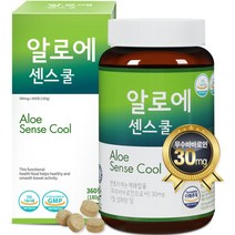 녹십초 알로에 센스쿨 360정x2병(6개월분) / 배변활동도움 / 한정특가