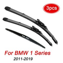 전면 및 후면 와이퍼 블레이드 세트 BMW 1 시리즈 F20 F21 114i 116i 118i 120i 125i M135i M140i 116d 118d 125d 2011 -, 01 left hand drive
