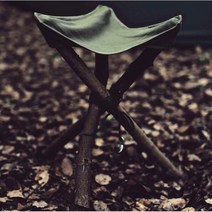 부시크래프트 의자 캠핑 부쉬크래프트 캔버스 의자 백패킹 야영 낚시 스툴 활용 100g