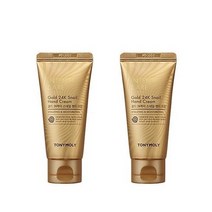 [토니모리 ] 보습 영양 탄력 효과를 주는 순금이 첨가된 발효닲팽이 핸드크림 (1+1), 60ml