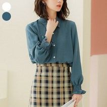 0 velys 분위기 있는 당신을 위한 감성룩 비숍 슬리브 블라우스 CSB1101