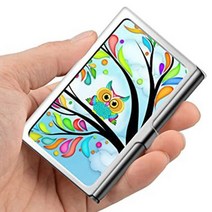 포토 카드 바인더 명함 꽂이 수첩 쿠폰북 크리 에이 티브 만화 패턴 금속 홀더 보관, G 패턴
