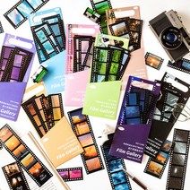 감성 노을 하늘 풍경 배경 필름 사진 다꾸 스티커, 2.그린 (ST-1626)