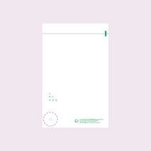 리그라운드 친환경생분해 썩는 속비닐 (속포장용 반투명) [100매], 미니[11X17＋4]