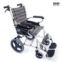 [휴대용초경량휠체어] 미키코리아메티칼 TRC-2 PU 침대형 휠체어 틸트 리클라이닝(중고상품), 단품