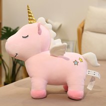 유니콘인형 유니콘쿠션 동물쿠션, 핑크