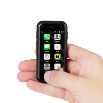 슈퍼 스몰 미니 스마트폰 3G 듀얼 SIM 휴대폰 1GB RAM 8GB ROM 5.0MP 쿼드 코어 듀얼 스탠바이 언락 폰 포켓 휴대폰, Black, Black