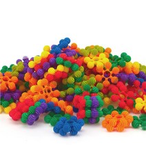 3세 4세 집중력놀이 눈꽃송이 블록150p 키즈블럭 4살 끼우기 유아완구