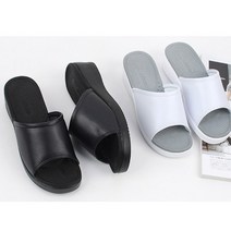 (니양몰) 편안한 착용감 사무실 슬리퍼 여성 사무실 4.5cm 굽 슬리퍼 여성 고급 슬리퍼